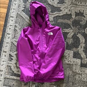The North Face Purple Hooded Jacket Antora Rain jacket - Girls L